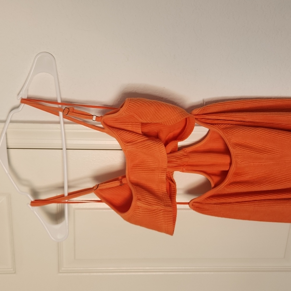 Free People Movement Orange Run It One-Piece - Picture 7 of 7